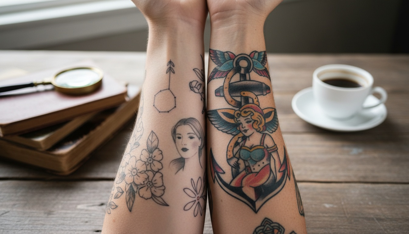 Fine Line vs. Old School: Welches Tattoo altert besser?